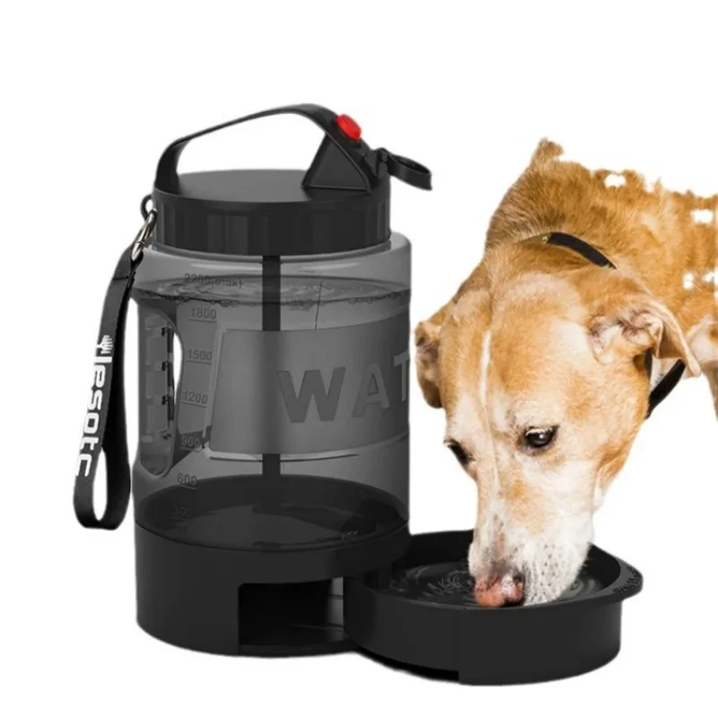 Bebedero portátil para perros y gatos, salidas, deporte - imagen 3