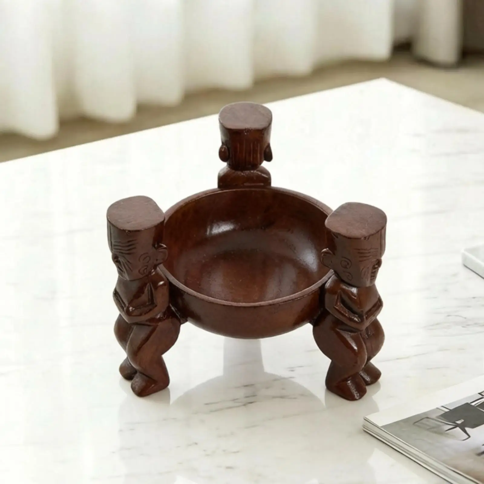 Bandeja Escultural para Gatos y Perros – Cuenco Decorativo Acabado Brillante - imagen 3