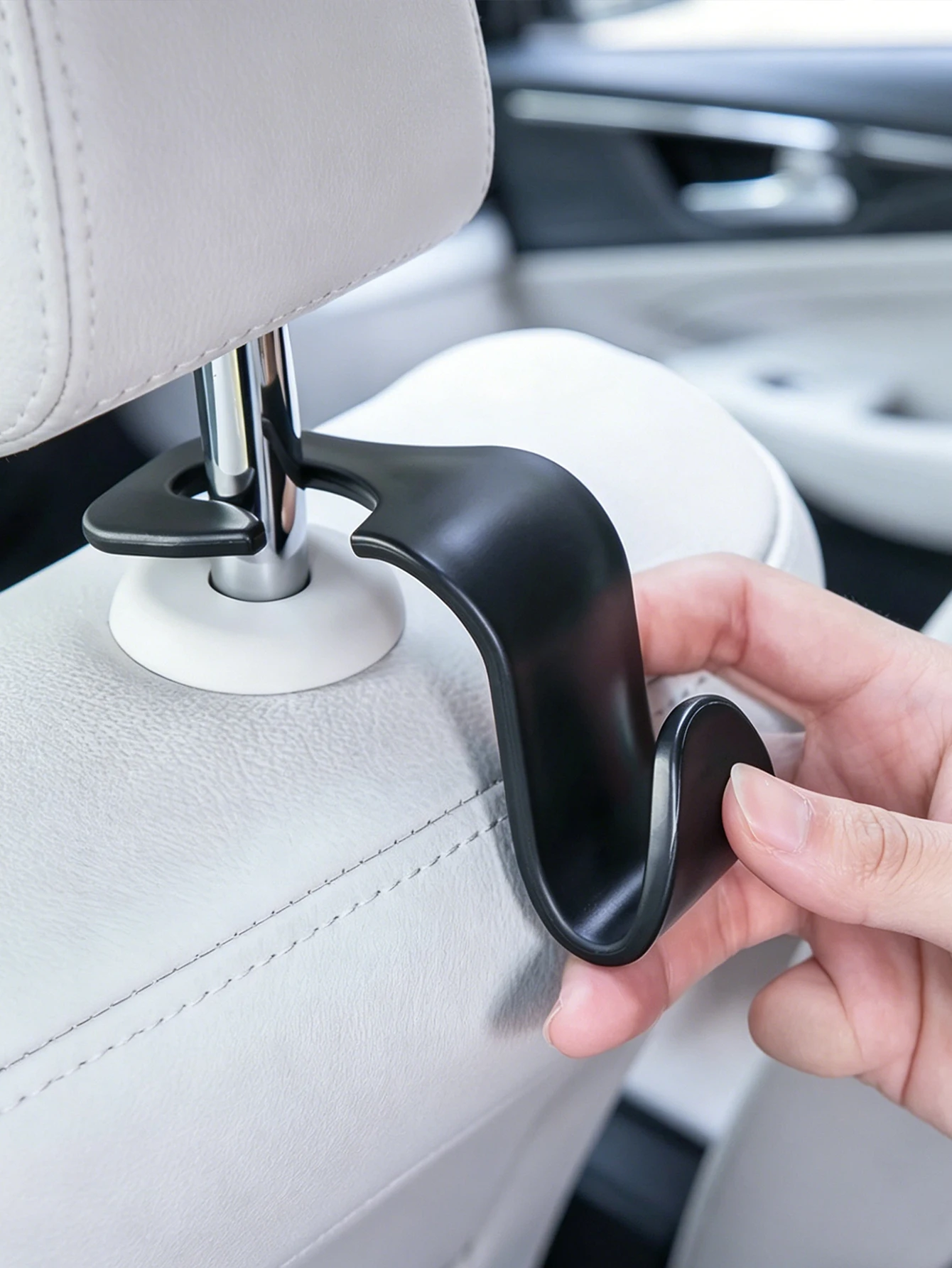 Ganchos para asiento trasero del coche, guardado oculto universal - imagen 3
