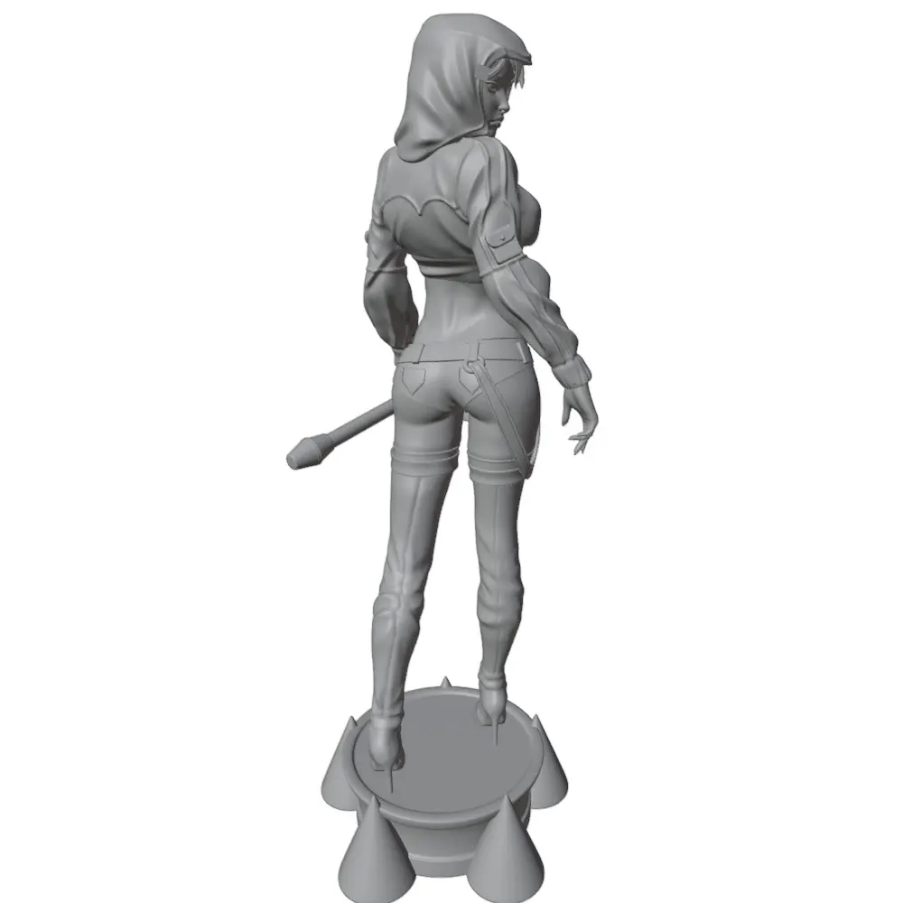 Figura personaje anime gris para decoración de habitación, impresión 3D - imagen 5
