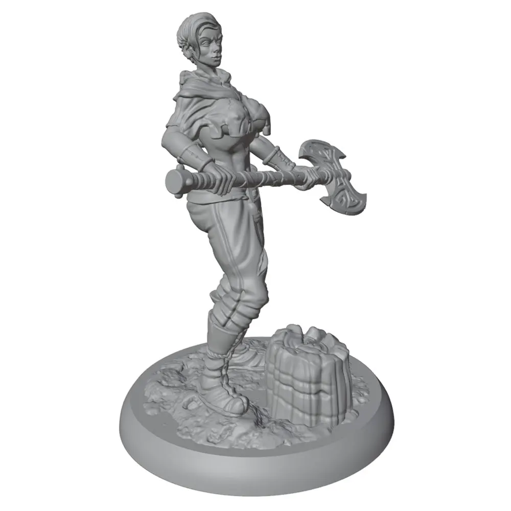 Figura Decorativa de Resina Miniatura 75 mm – Hachaíto Misterioso en Miniatura - imagen 5