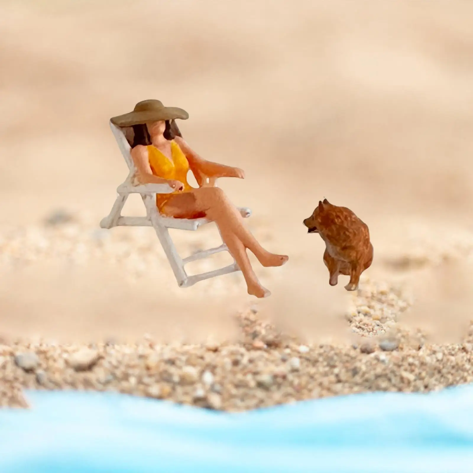 Figuras miniatura de resina para diorama de gatos y perros - imagen 5