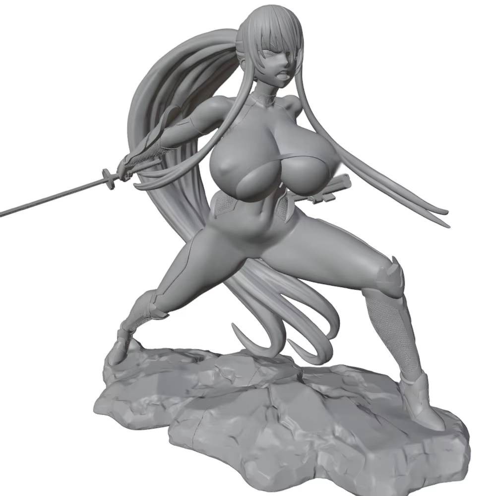 Figura Anime GK 1/27 sin Pintar – Miniatura 75mm para Modelismo - imagen 4