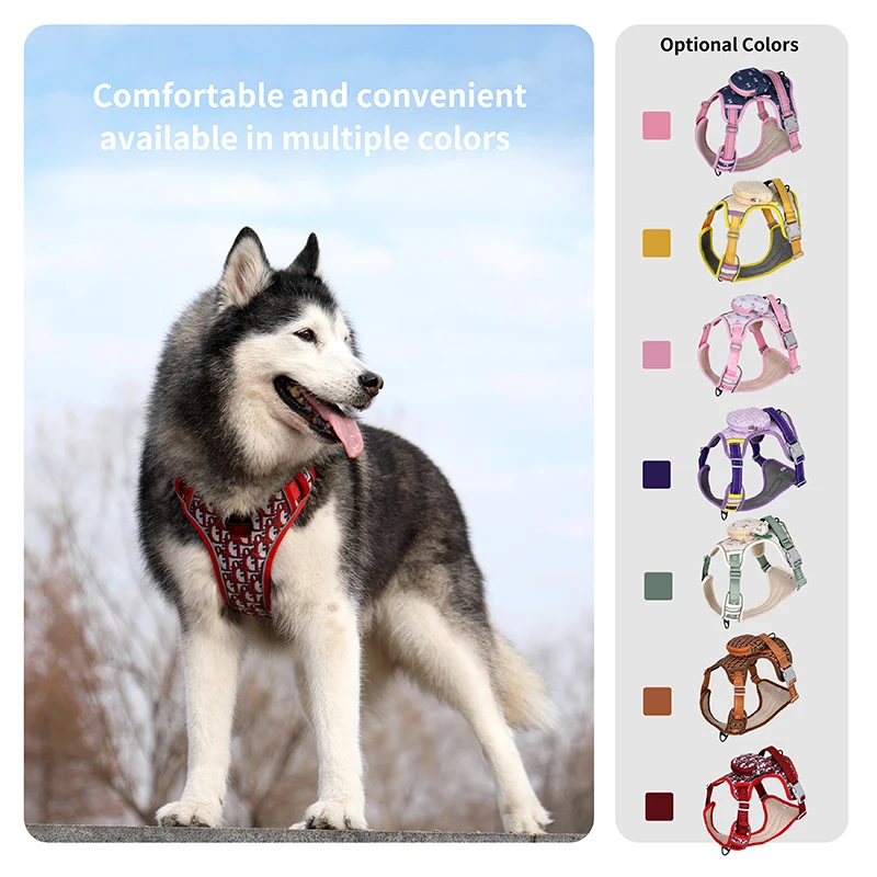 Arnés antiescape para perro con mochila y chaleco reflectante - imagen 2
