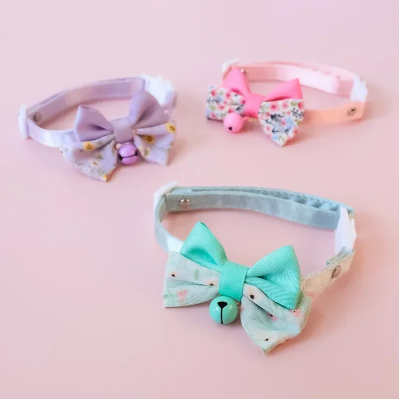 Collar con lazo para mascota abierto