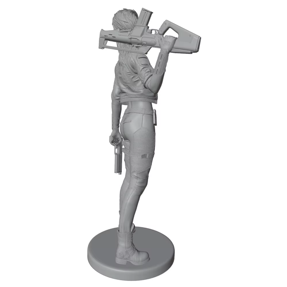 Kit figura resina gris para montar, juguete para gatos y perros - imagen 3