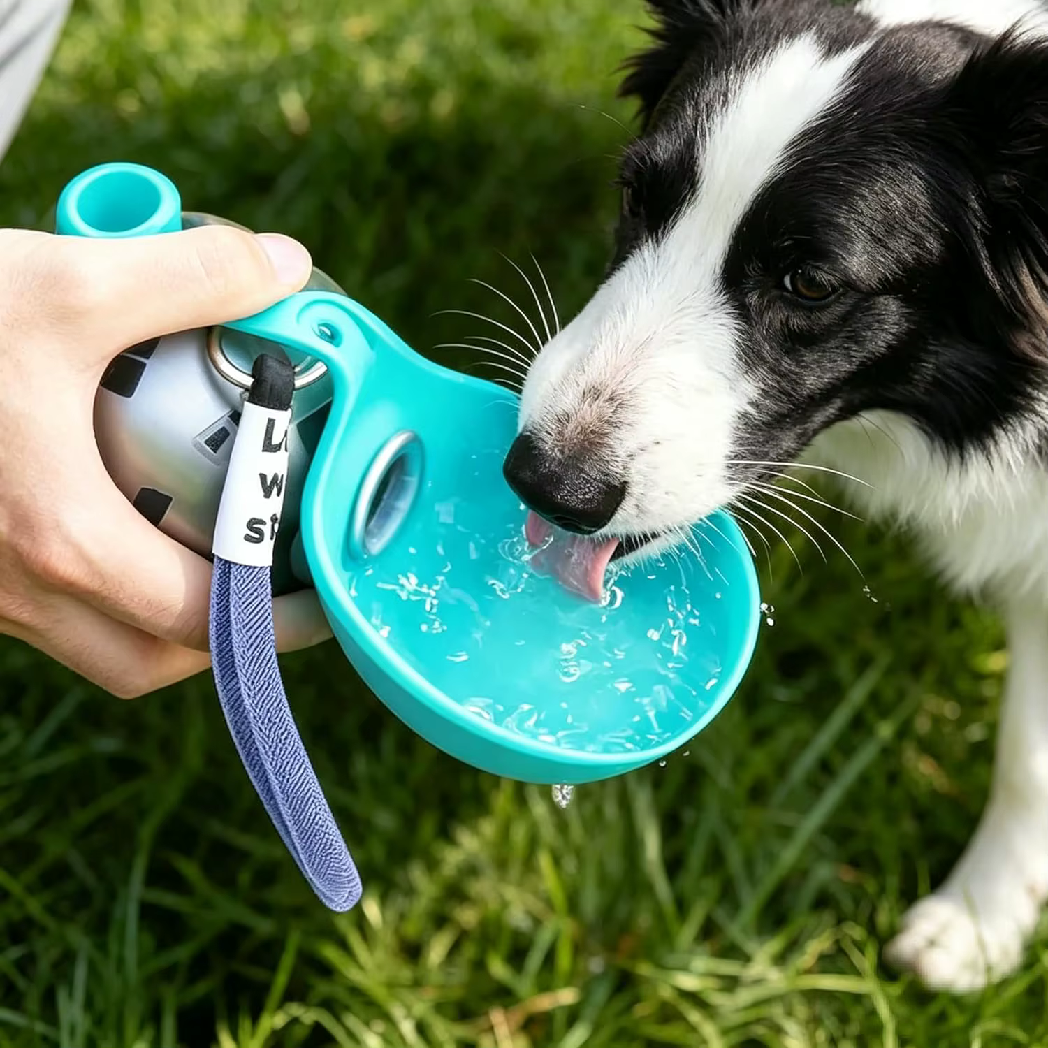 Botella agua para viaje perros pequeños, a prueba de fugas - imagen 3