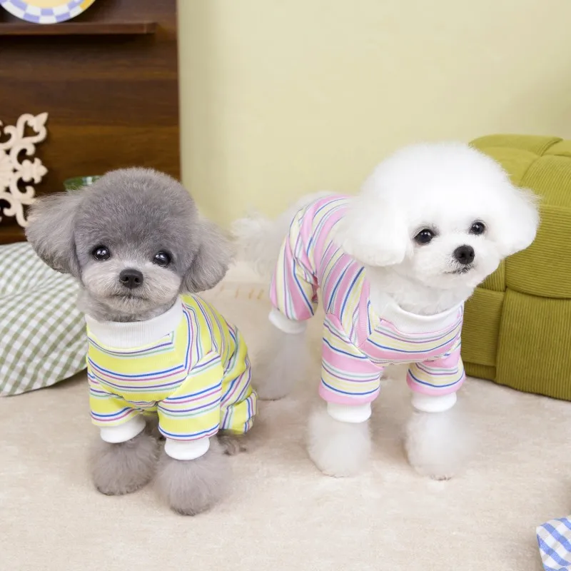 Ropa a rayas para perros: mono cálido con anillo, Chihuahua - imagen 5