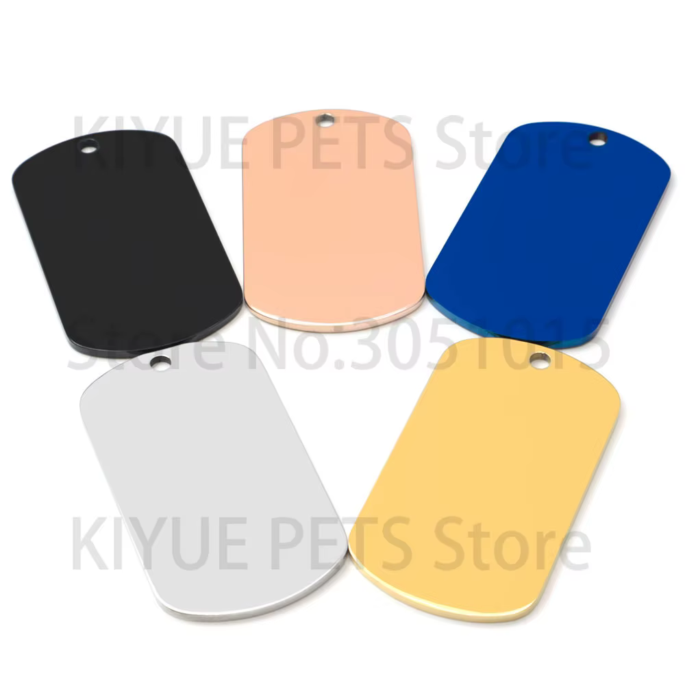 Placa de identificación personalizada para perros y gatos