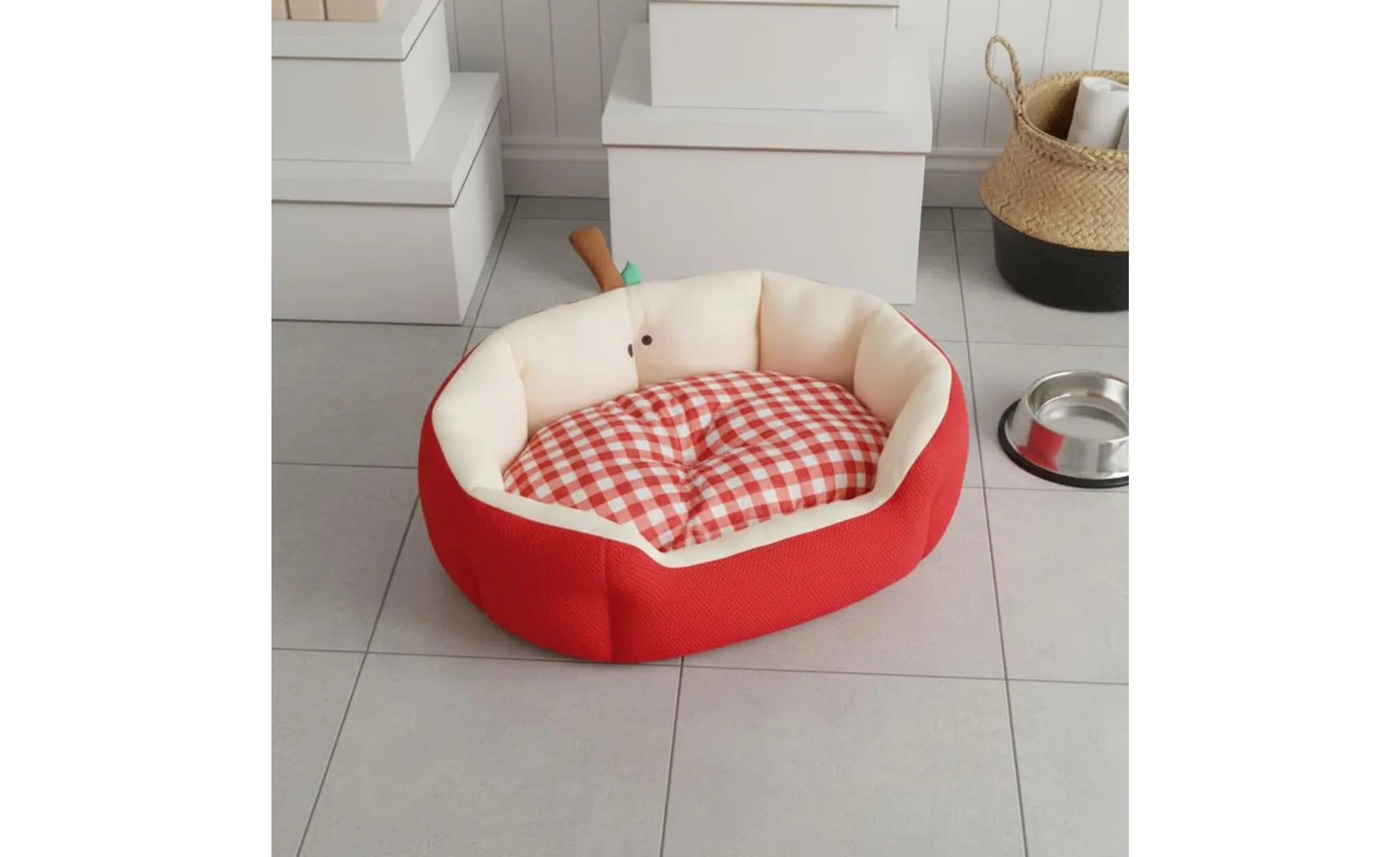 Borde de soporte acolchado de la cama para gatos