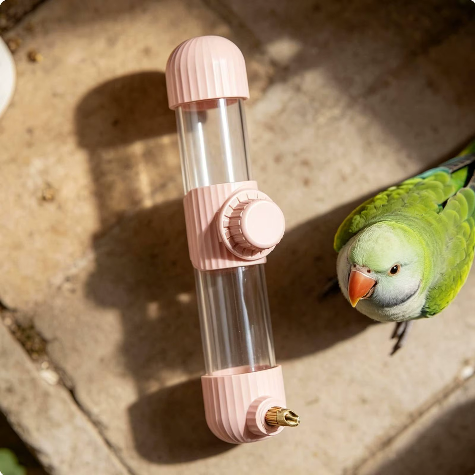Dispensador de Agua Antideslizante para Loros – Bebedero Jaula Aves - imagen 4