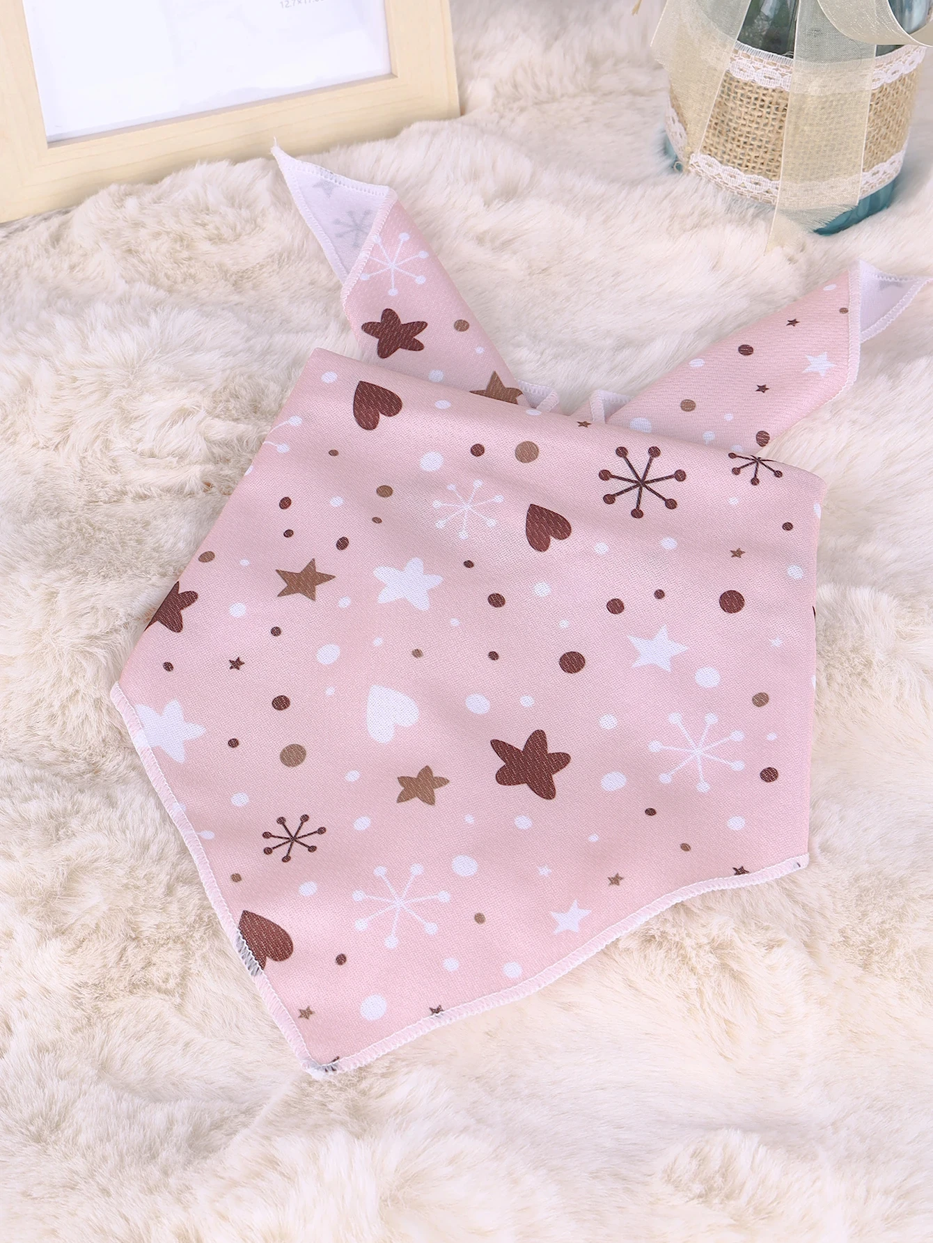 Vendaje triangular con estrellas y lunas para gatos y perros - imagen 3