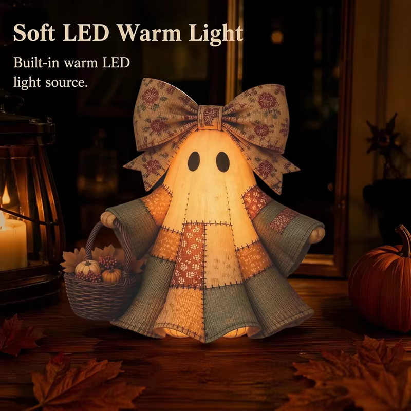 Adorno colgante de fantasma vintage para Halloween - imagen 4