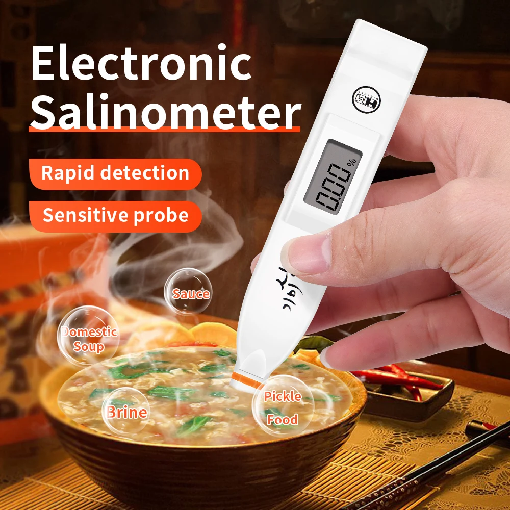 Salinómetro digital SB2000 en uso en cocina