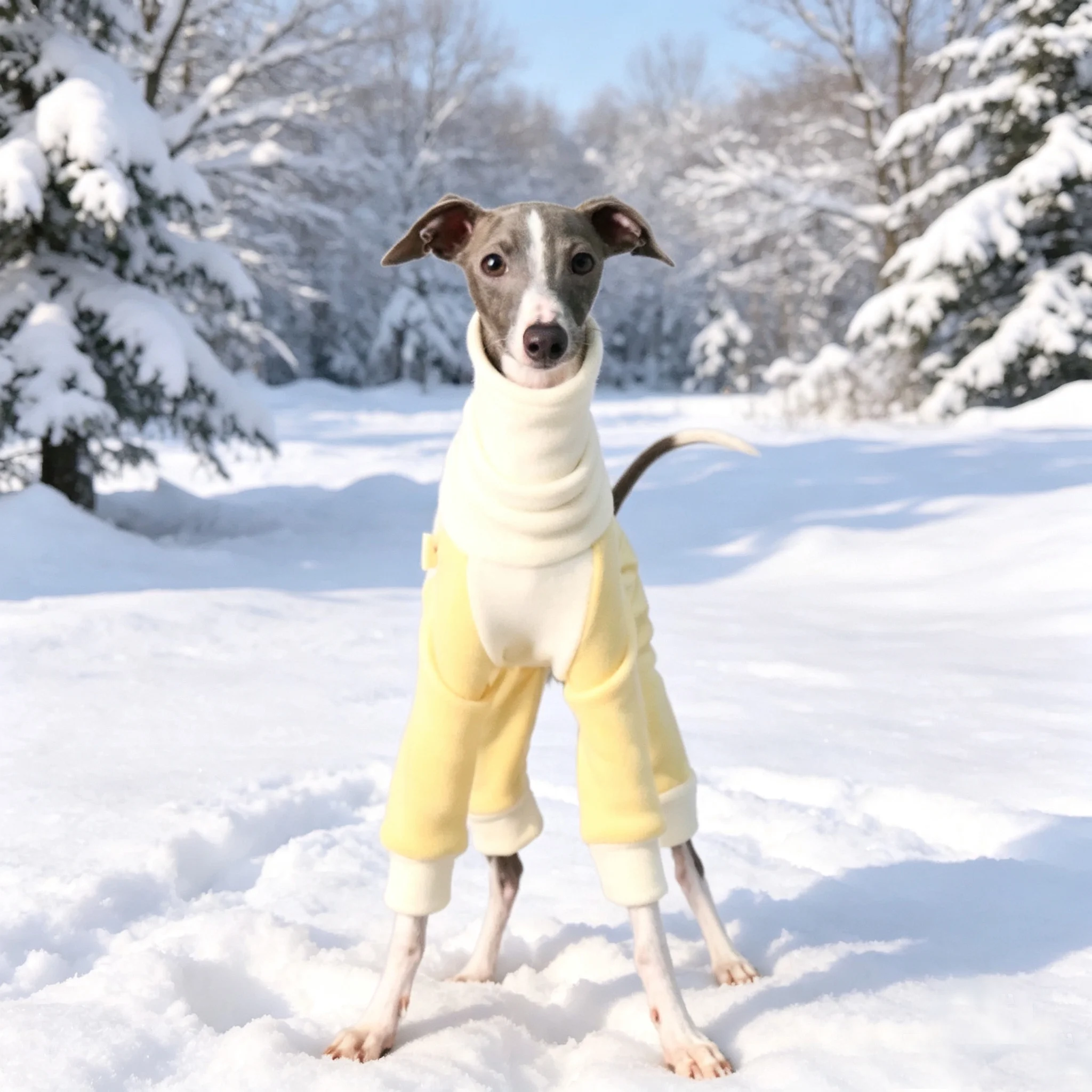 Abrigo suéter polar cálido para perros: galgo italiano, whippet y saluki - imagen 4
