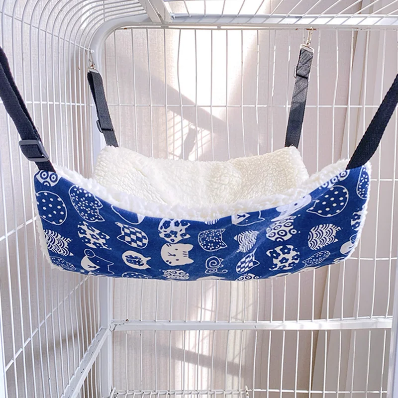 Vista de la cama colgante