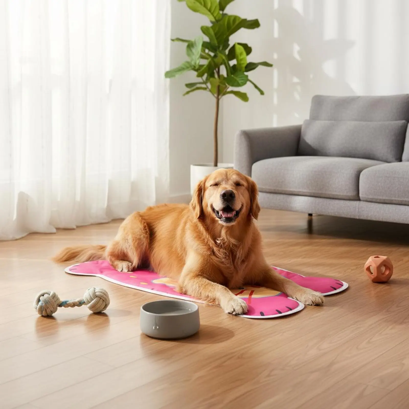Alfombra de gel refrigerante para gatos y perros: cama fresca - imagen 4