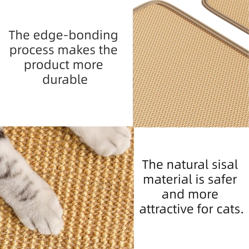 Almohadillas de sisal autoadhesivas para gatos – Rascador para sofá y pared - imagen 5