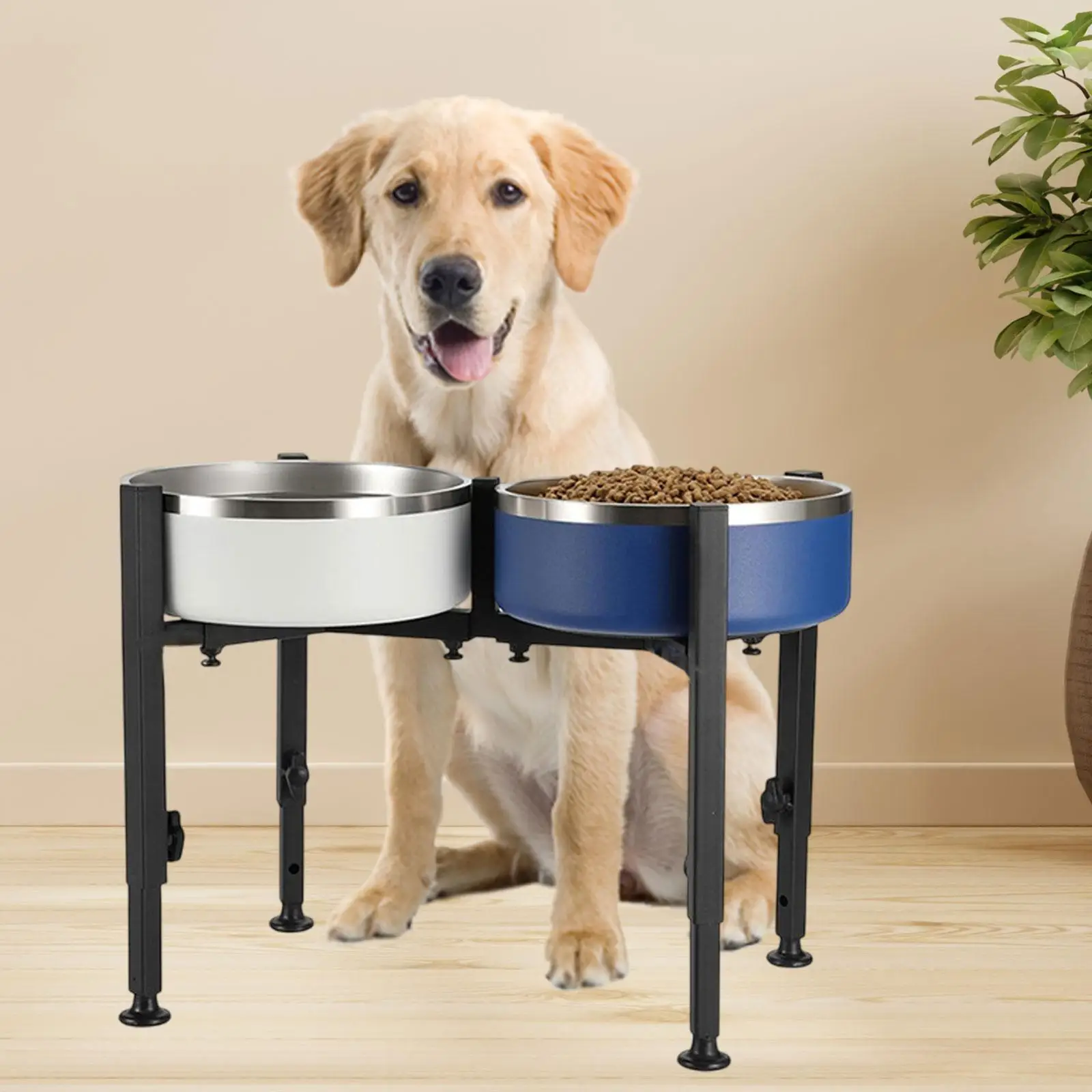 Soporte portável para comedero de perros ideal para viajes
