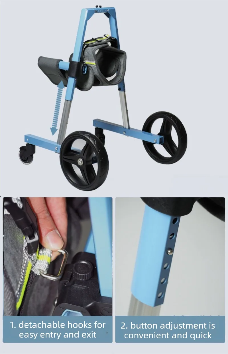 Silla de ruedas plegada y lista para guardar