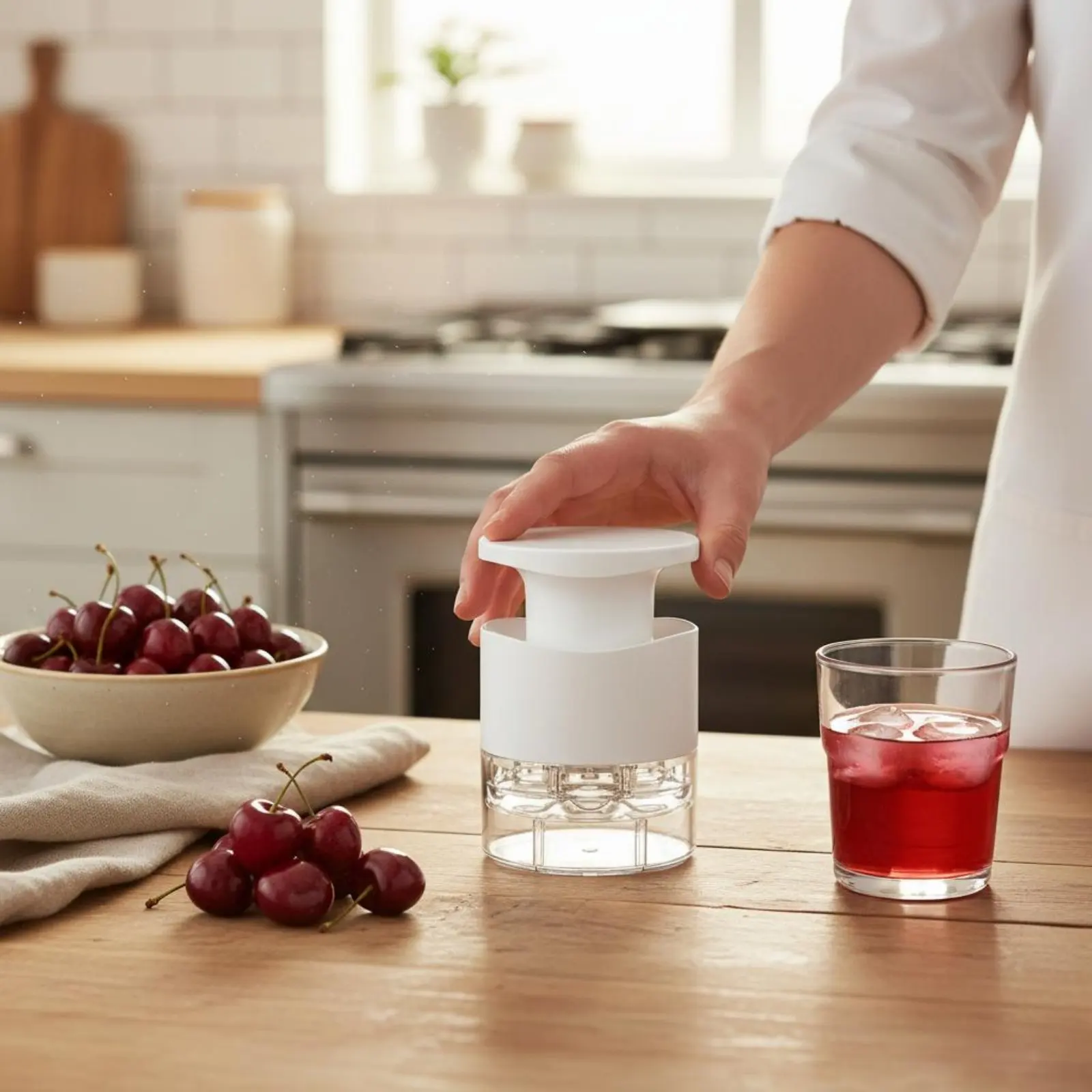 Descorazonador de cerezas grado alimenticio múltiple, fácil de usar - imagen 2