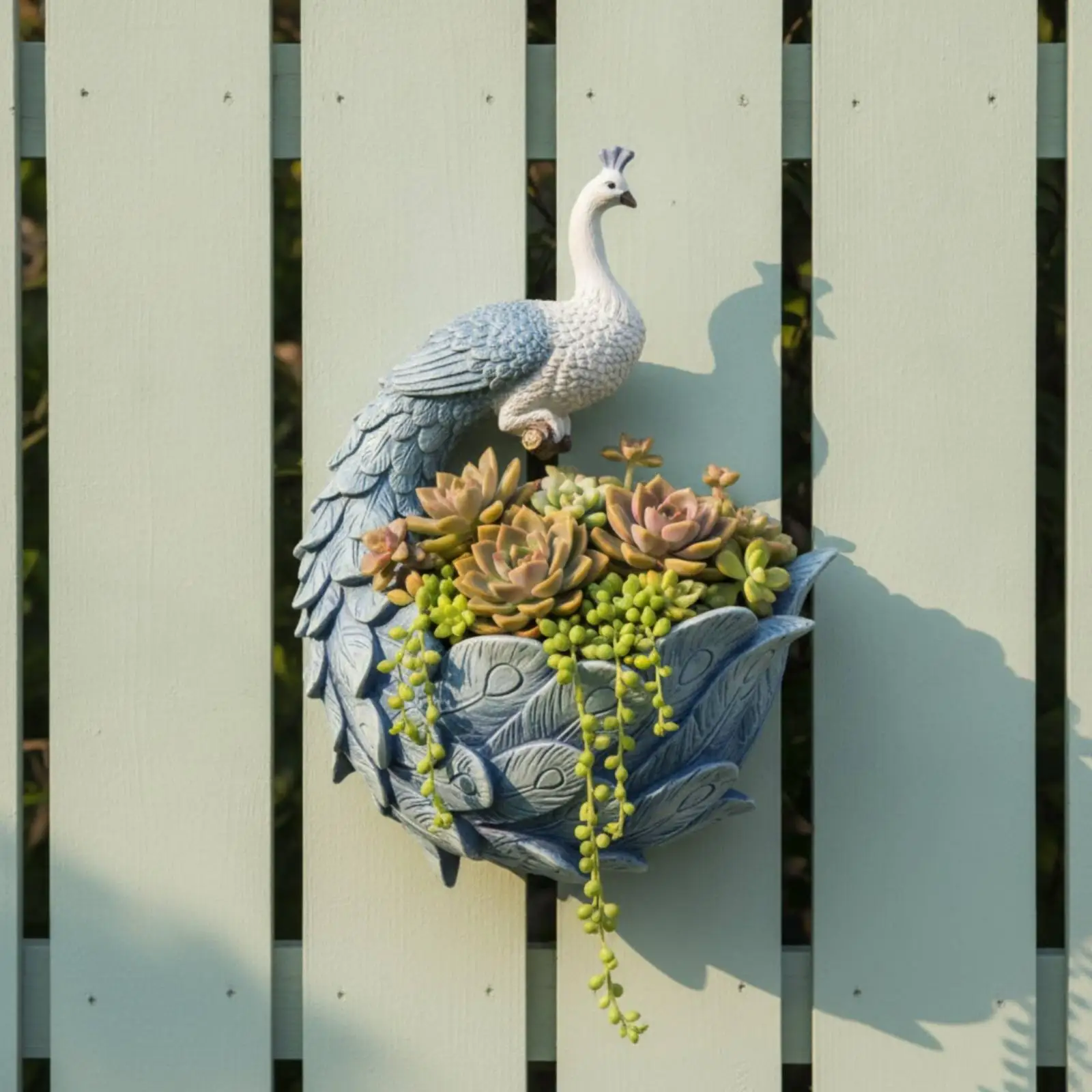 Maceta Decorativa de Resina en Forma de Pájaro para Exterior - imagen 5