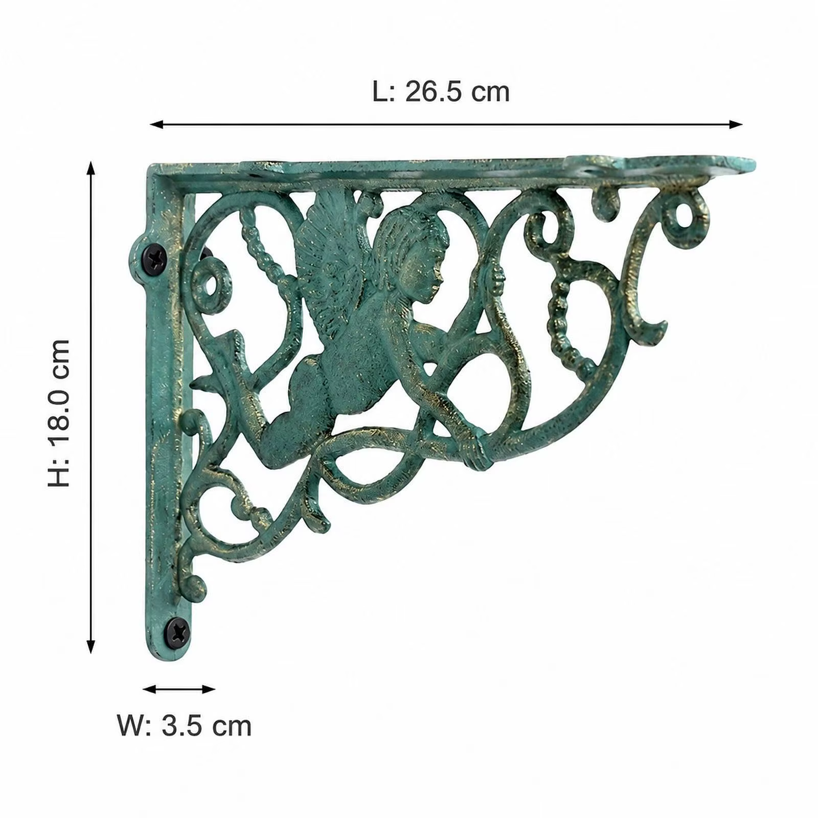 Soporte de pared de hierro fundido para estantería de gatos y perros - imagen 2