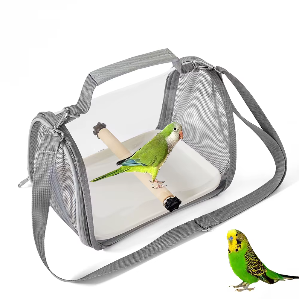 Bolsa de transporte para aves pequeñas: jaula de viaje de tela - imagen 3