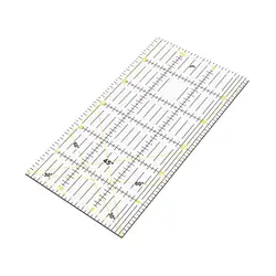 Regla Rectangular de Acrílico para Quilting y Cortar Tela
