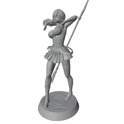 MiniFigura Resina 1/24 Escala 75mm – Kit DIY Impresión 3D Anime Sin Montar