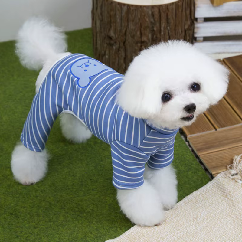 Pelele cálido oso o rayas para perros y gatos pequeños - imagen 3