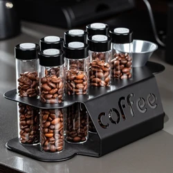 Estante organizador para gatos y perros, frascos transparentes