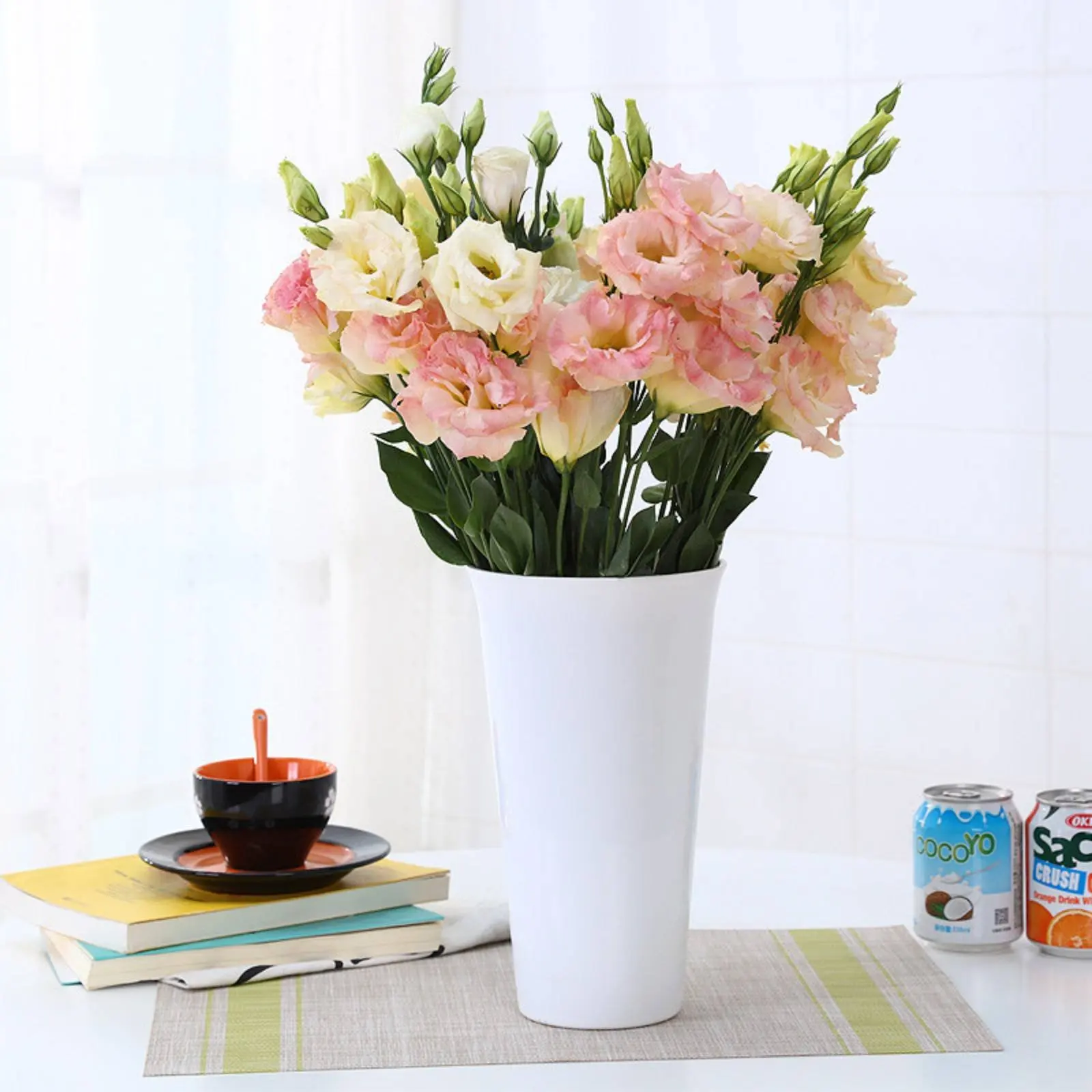 Florero nórdico impermeable para arreglos florales, uso seco y húmedo - imagen 4