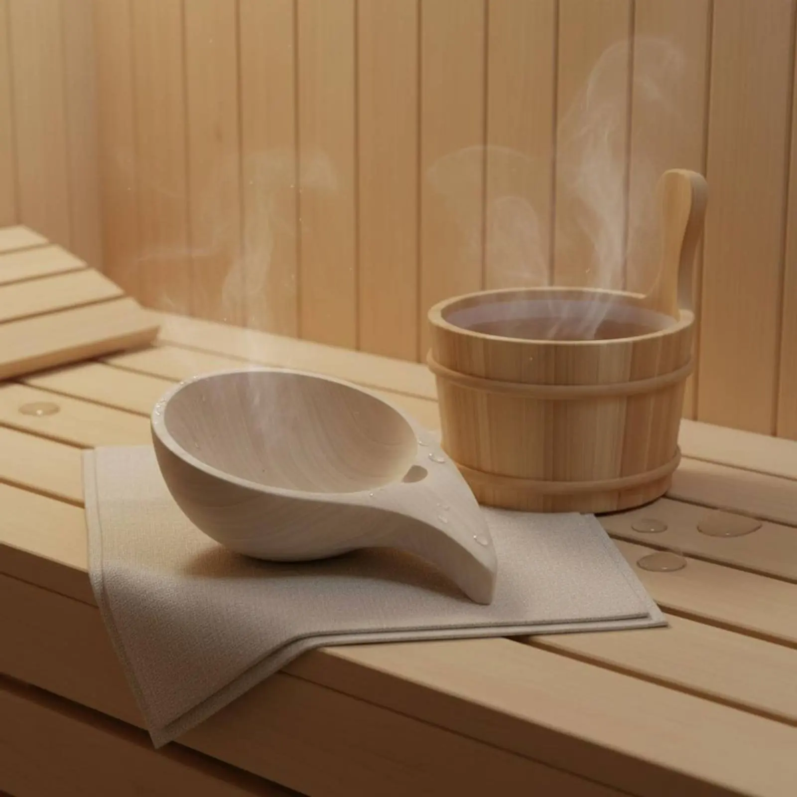 Cucharón de madera para baño aromático: perros y gatos - imagen 4