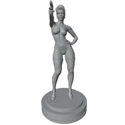 Kit modelo resina DIY muñeca 1/24 gris, sin montar ni pintar