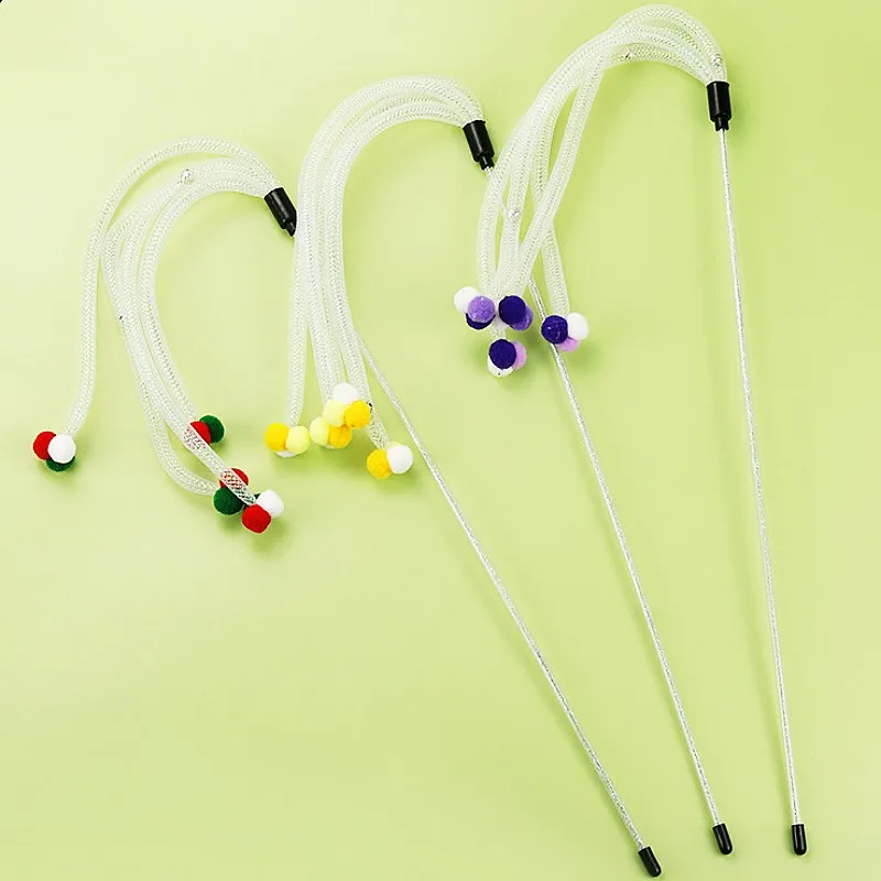 Juguete para gatos con bola de colores y campana