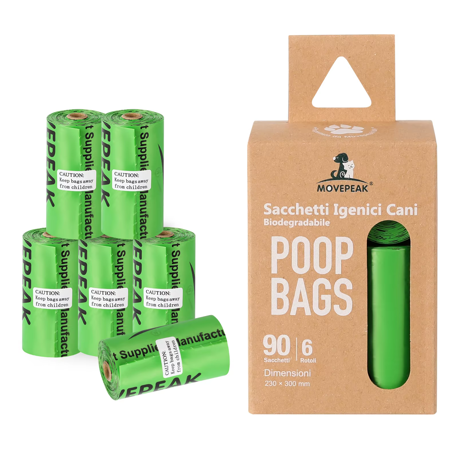 Bolsas para excrementos súper gruesas, a prueba de fugas, gatos y perros - imagen 5