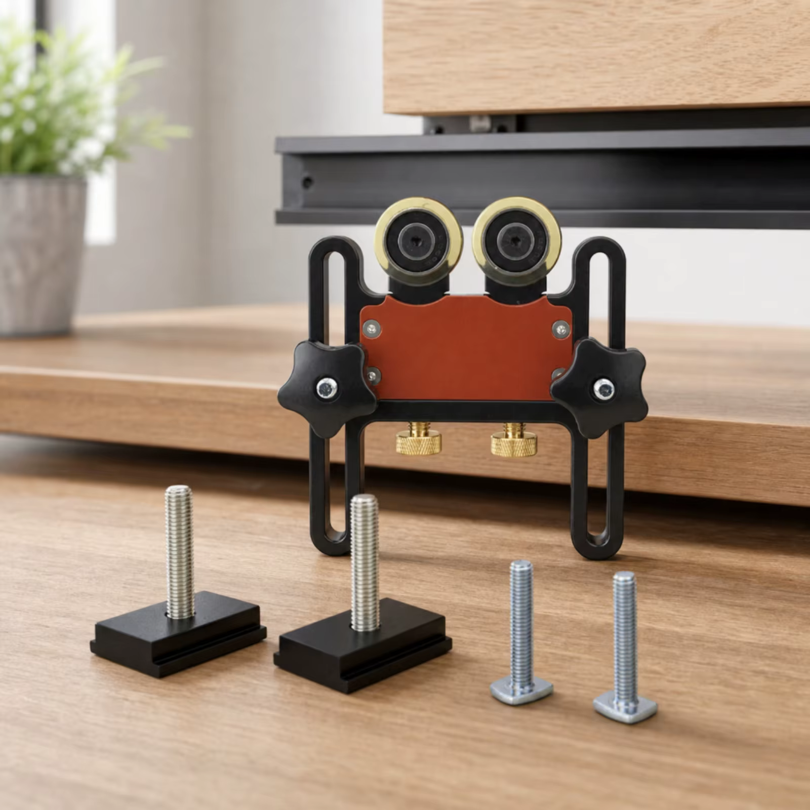 Alimentador con rodillos sierra mesa - Guía presión ajustable - imagen 5