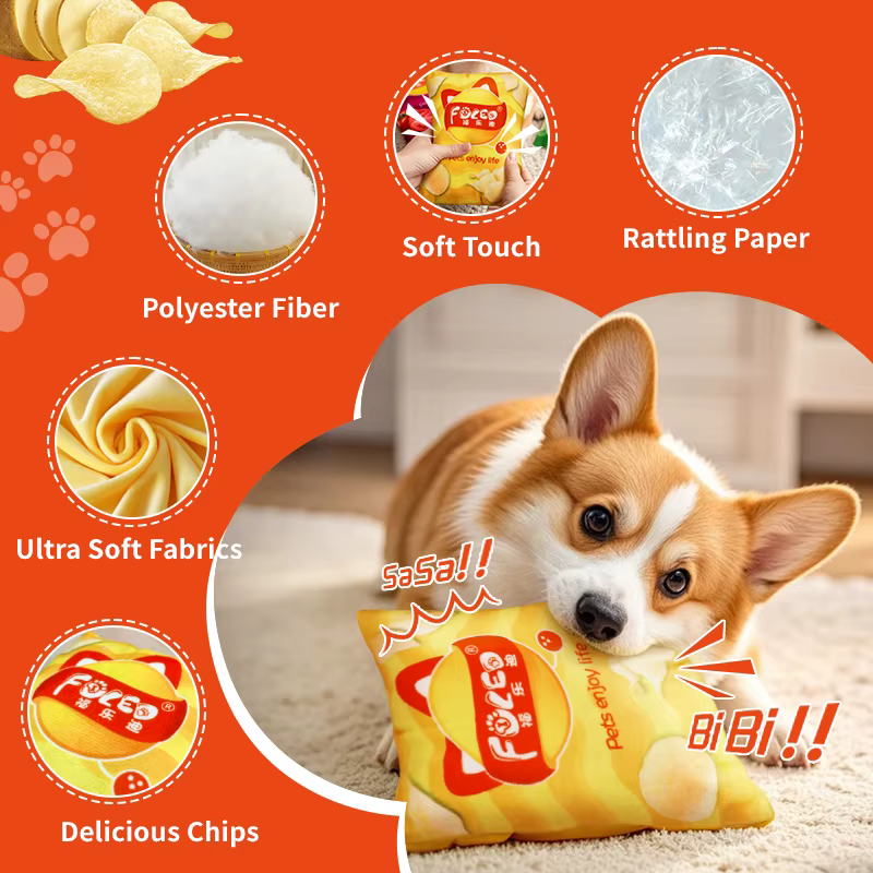 Juguete interactivo con sonido de peluche para perros y gatos - imagen 5