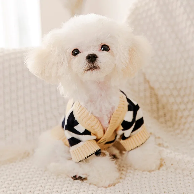 Suéter a rayas para perros pequeños – Chaqueta Chihuahua Bichón - imagen 5