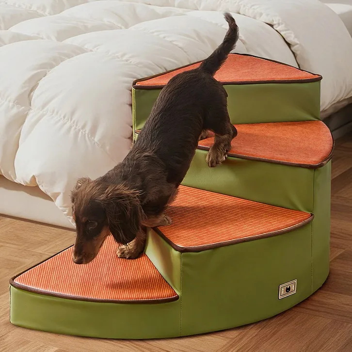 Escalera cama para perros pequeños – Desmontable y lavable