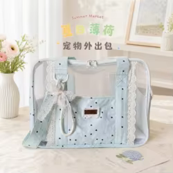 Bolsa de transporte transpirable para gatos veraniegos, mochila portátil