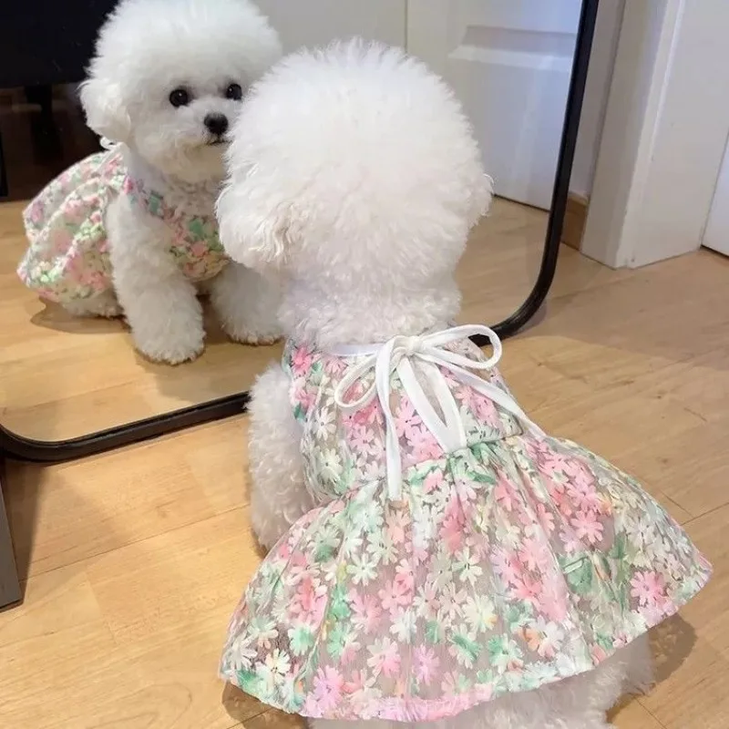 Vestido camisero verano transpirable para Pomerania y Yorkshire