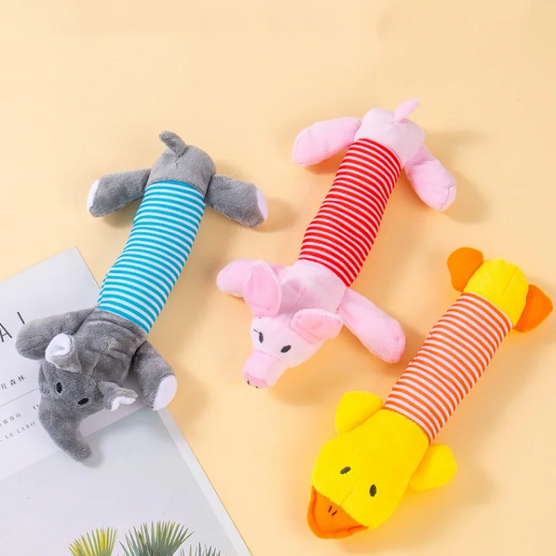 Juguetes de peluche con sonido para perros y gatos, animales suaves - imagen 2