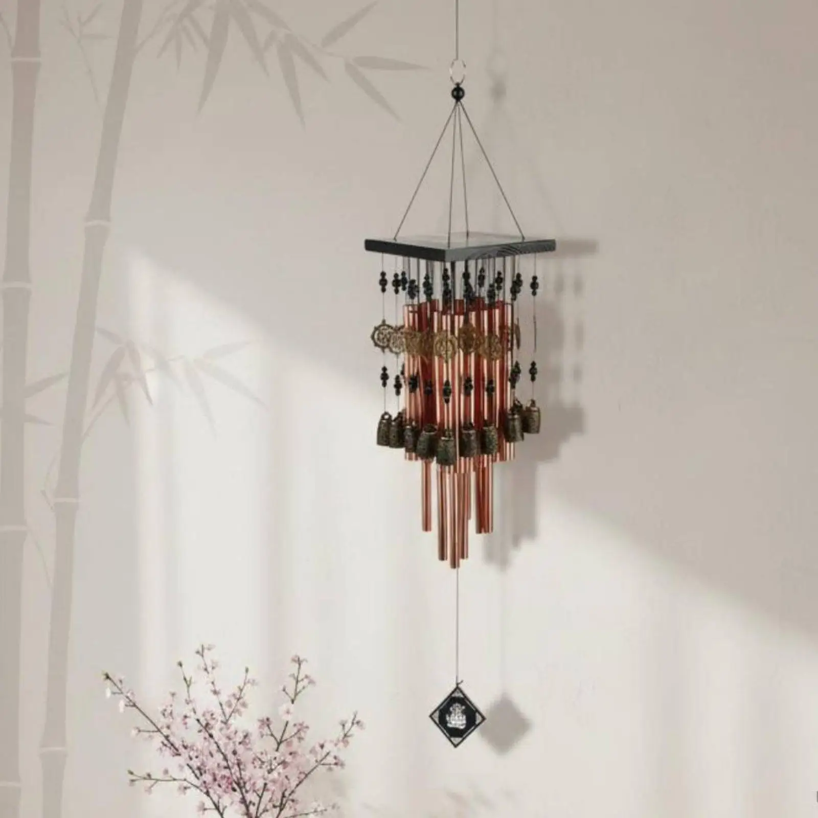 Campana de Viento Decorativa en Cobre – Sonido Relajante para Jardín - imagen 5