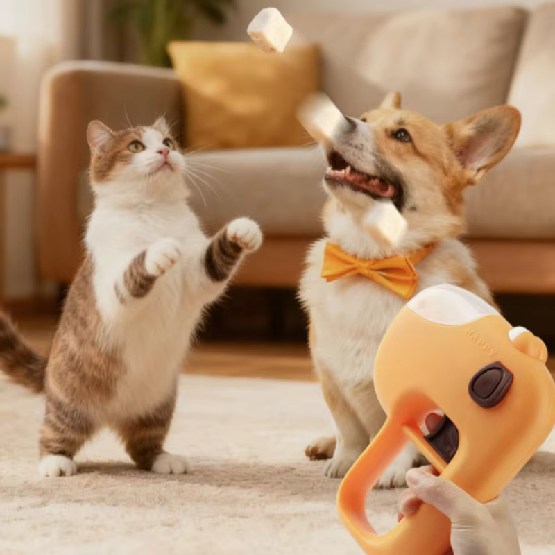 Lanzador de Snacks para Perros y Gatos – Juguete Interactivo Dispensador - imagen 5