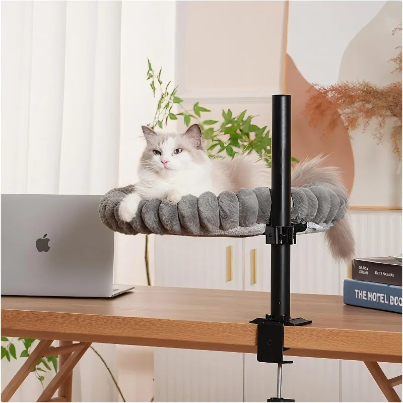 Ajuste de altura 360° de la hamaca para gatos de oficina