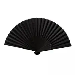 Abanico plegable de bambú elegante para eventos y bodas