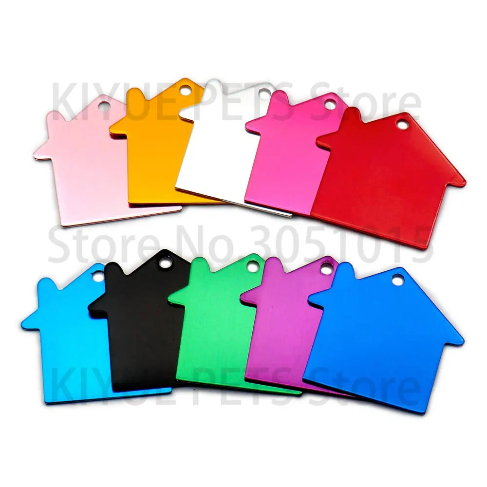Placa de identificación personalizable aluminio para gatos y perros - imagen 2