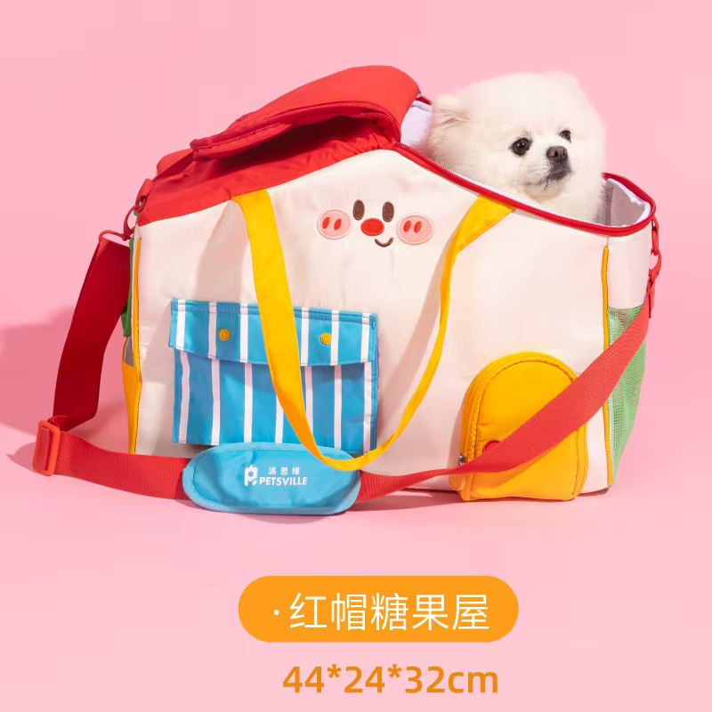 Bolsa transporte casa para gatos y perros – Mochila portátil transpirable - imagen 2